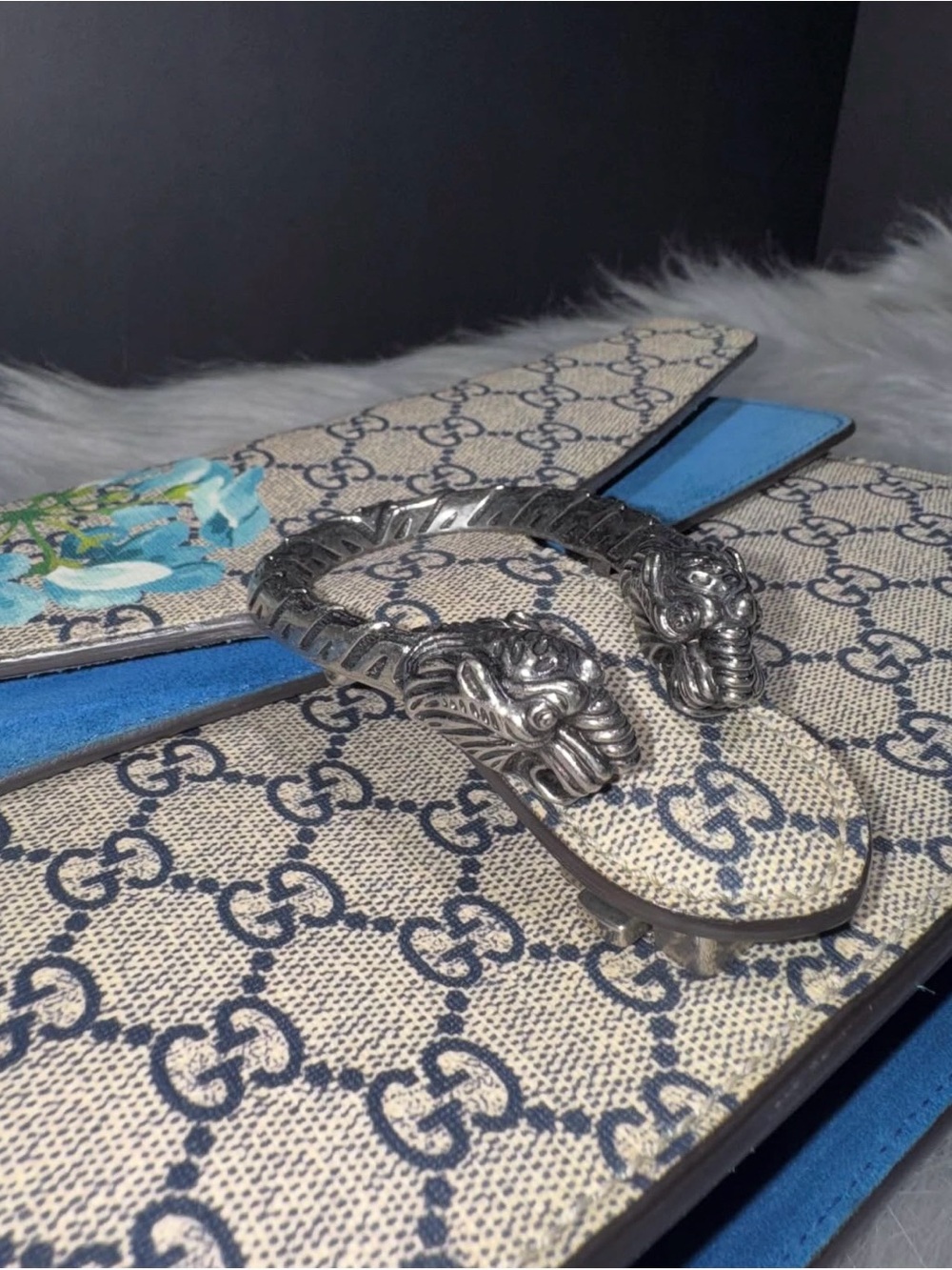 ✨💎NWOT💎✨Gucci Beige GG Supreme Blooms Bag! - Picture 11 of 11